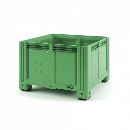 Пластиковый контейнер iBox 1130x1130x760 (сплошной, на ножках) 