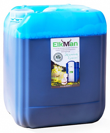 Средство для всех видов биотуалетных систем ЭлкМэн 10 литров